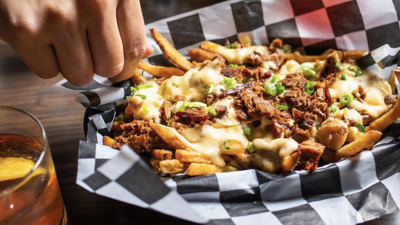 Fries with brisket and curds 