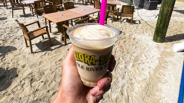 Bushwacker on the beach