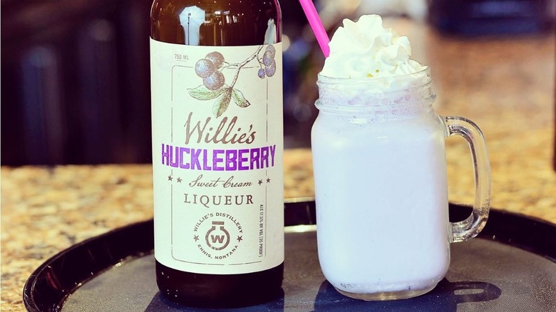 Be My Huckleberry boozy milkshake