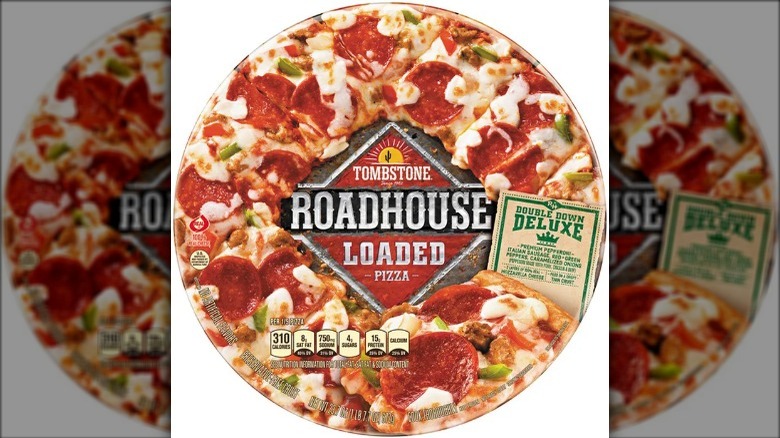 Tombstone Roadhouse Loaded Double Down Deluxe Pizza