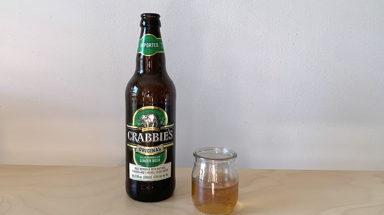 Crabbies' ginger beer bottle 