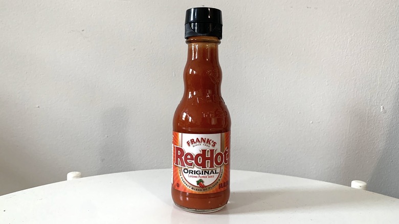 Frank's RedHot sauce bottle