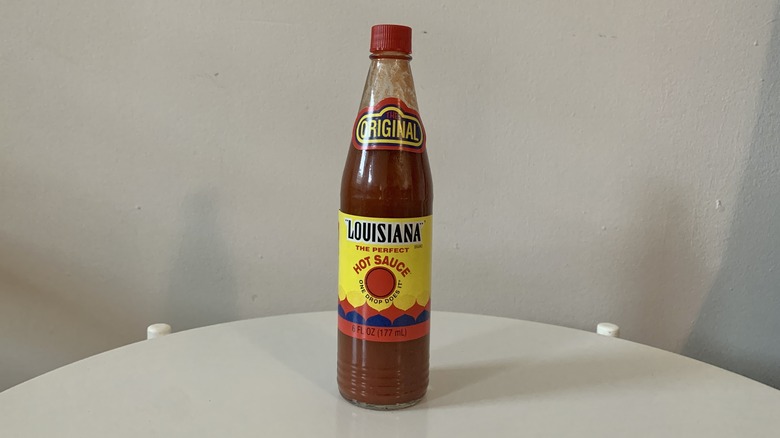 Louisiana Original hot sauce bottle