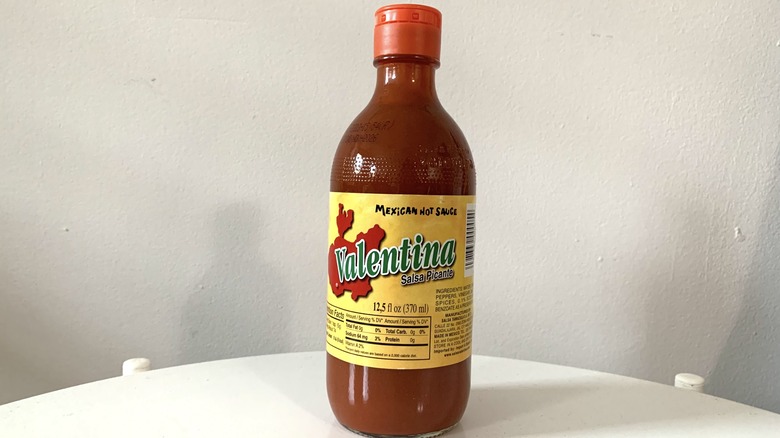 Valentina Salsa Picante hot sauce bottle