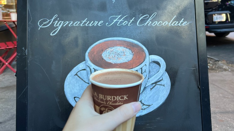 L.A. Burdick hot chocolate