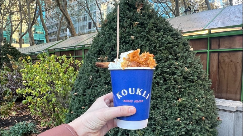 Koukli NYC baklava hot chocolate