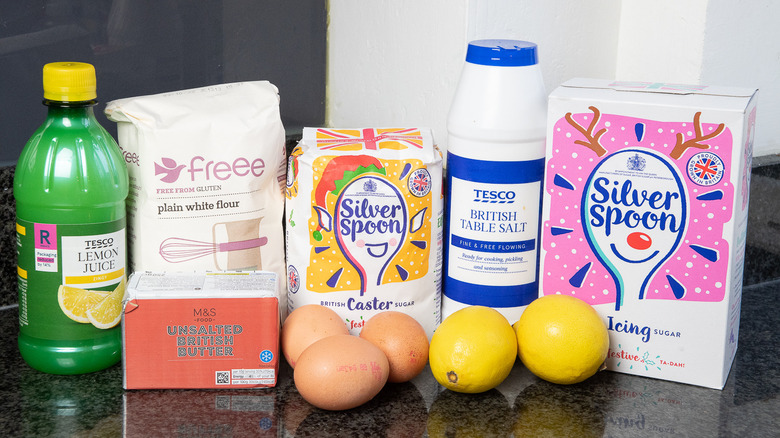 ingredients for lemon bars