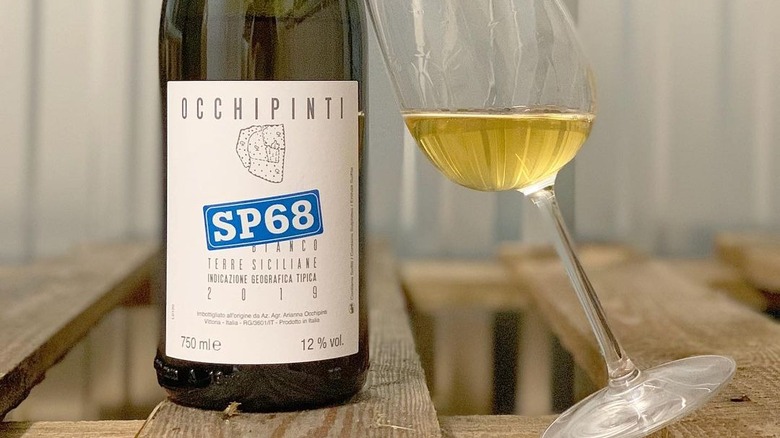 Occhipinti wine bottle