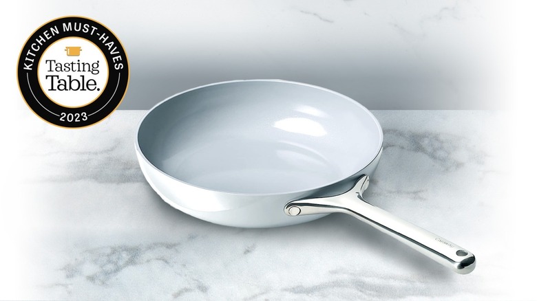 Caraway gray ceramic frying pan