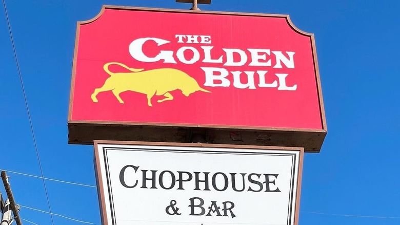 Golden Bull sign