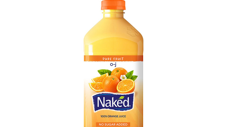 bottle of naked oj