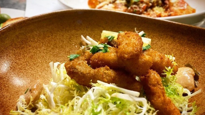 Crispy fried shrimp