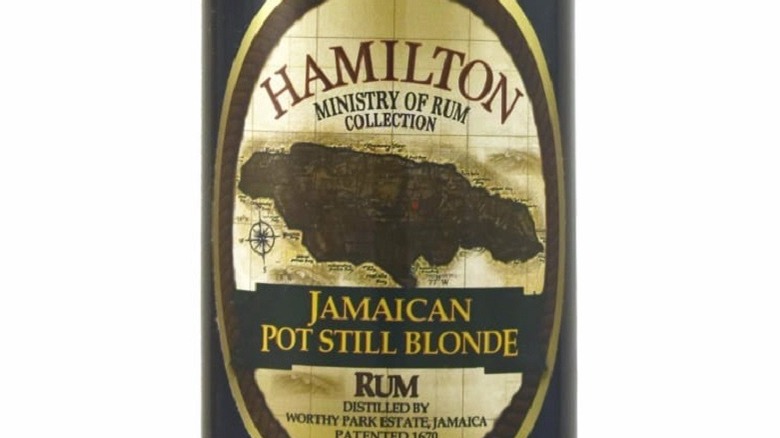 Hamilton Jamaican Pot Still Blonde rum