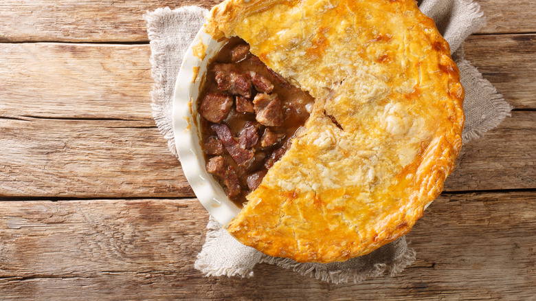 Minced beef and onion pie - delicious. magazine