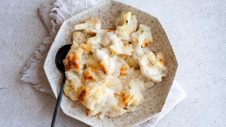 Cauliflower with cheese