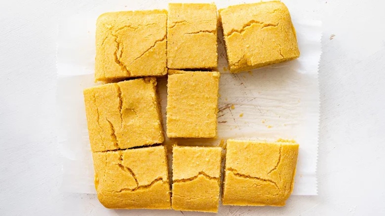 Cornbread squares