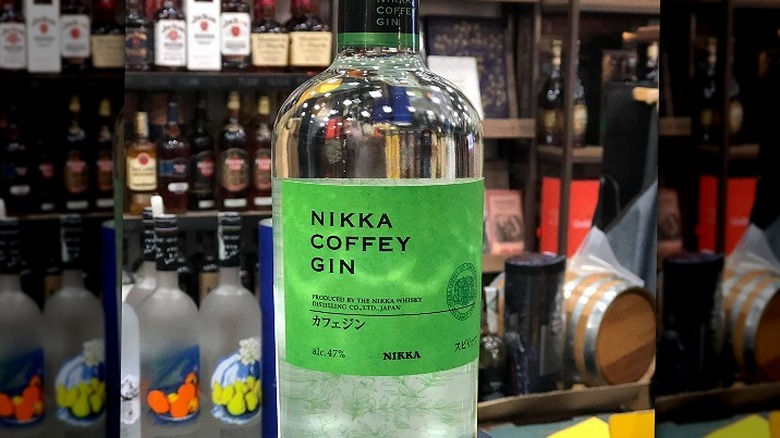 Nikka Coffey gin with box