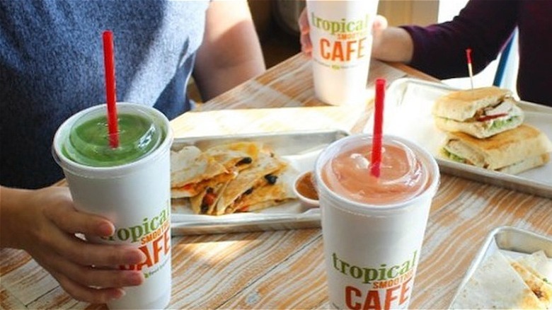 Tropical Smoothie Cafe Smoothies Lunch