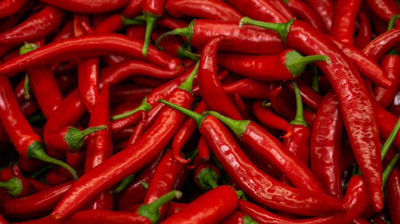 many Cayenne peppers