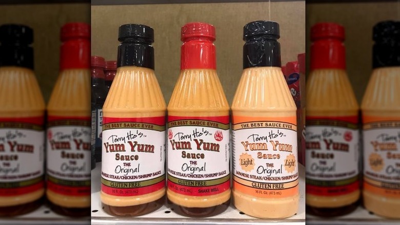 Yum Yum sauce bottles