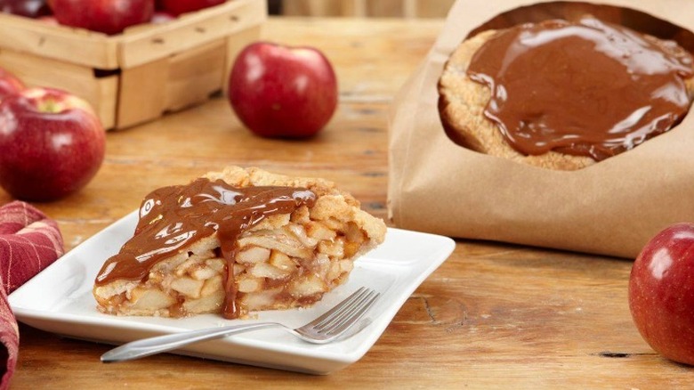 Elegant Farmer caramel apple pie