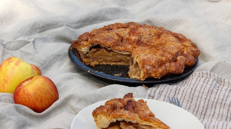 Blacksbird salted caramel apple pie