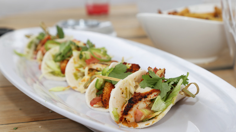 red snapper fish tacos