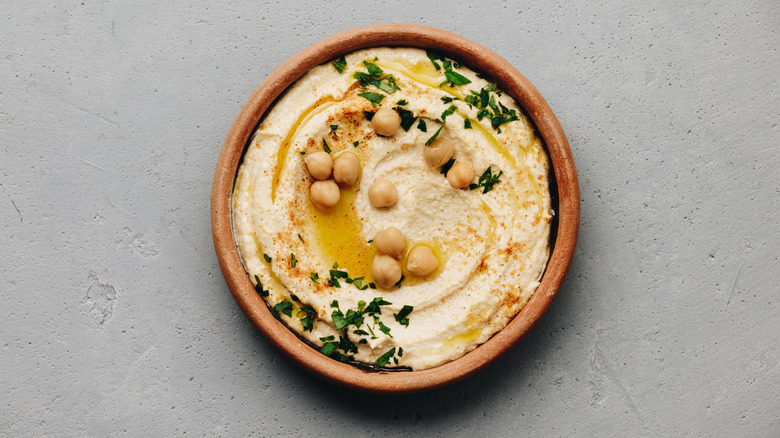 bowl of hummus