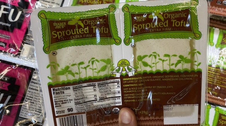 Super-firm sprouted tofu 