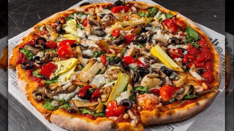 Veggie pizza from Dough Girl