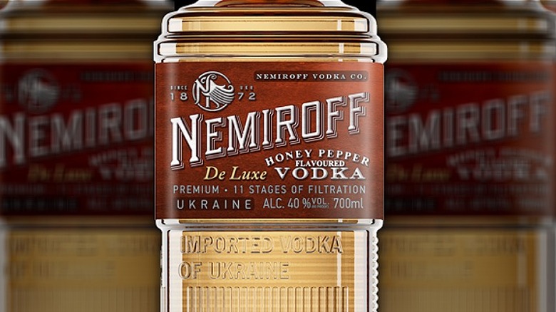 Nemiroff Honey Pepper Vodka bottle