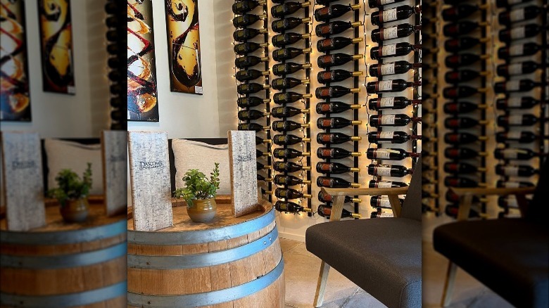 Tasting room at Dascomb Cellars