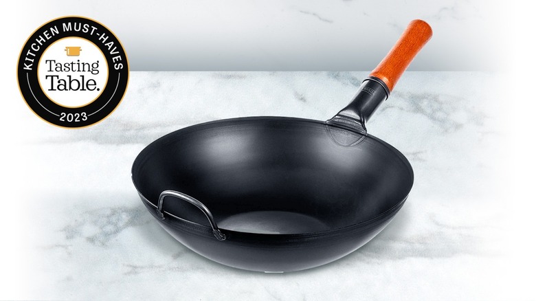 Yosukata carbon steel wok