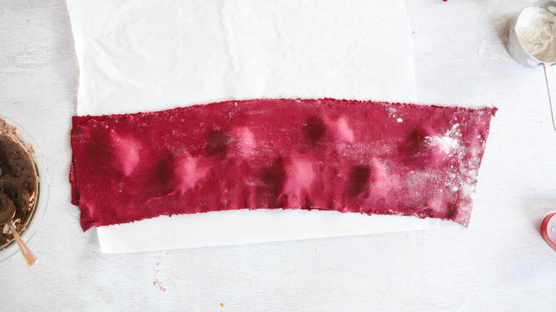 beet pasta dough