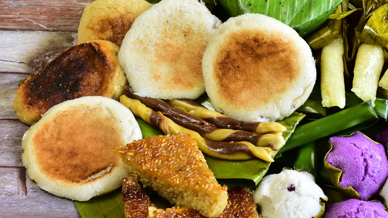 Bibingka and bibingka malagkit dessert