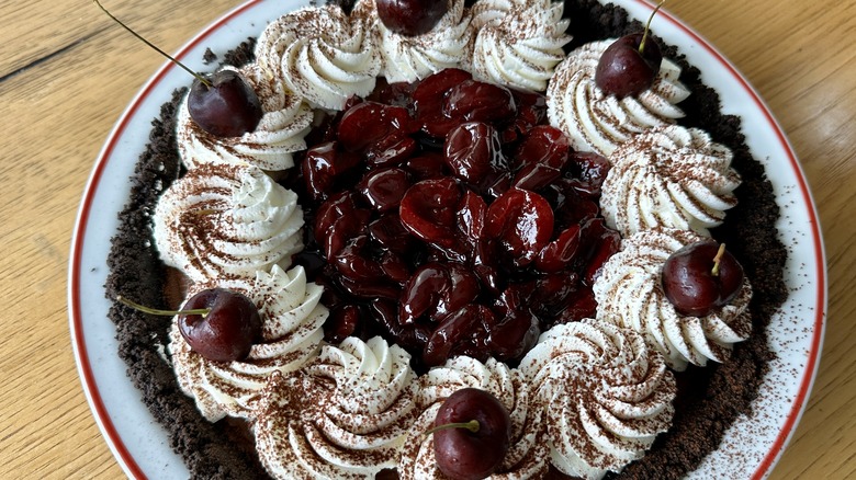 Black forest cream pie