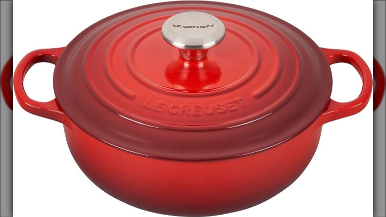 Le Creuset Enameled Cast Iron Signature Sauteuse Oven in Cerise