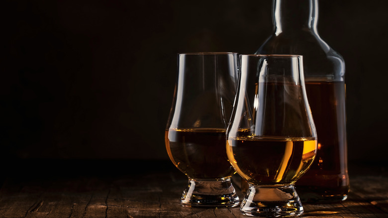 Whiskey in Glencairn glasses