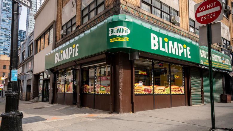 Blimpie sandwich store New York 