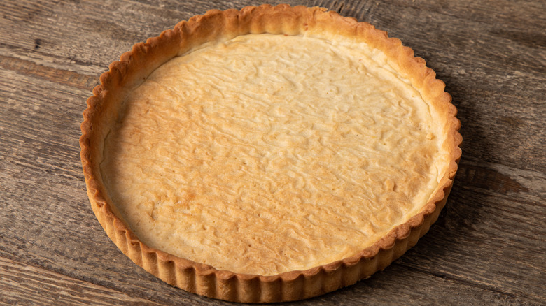 blind-baked pie crust