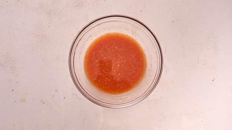 bloody mary dressing in a bowl