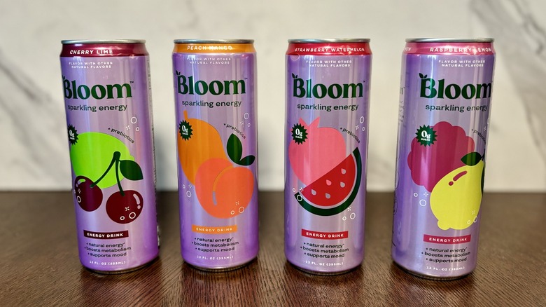 set of four Bloom drinks