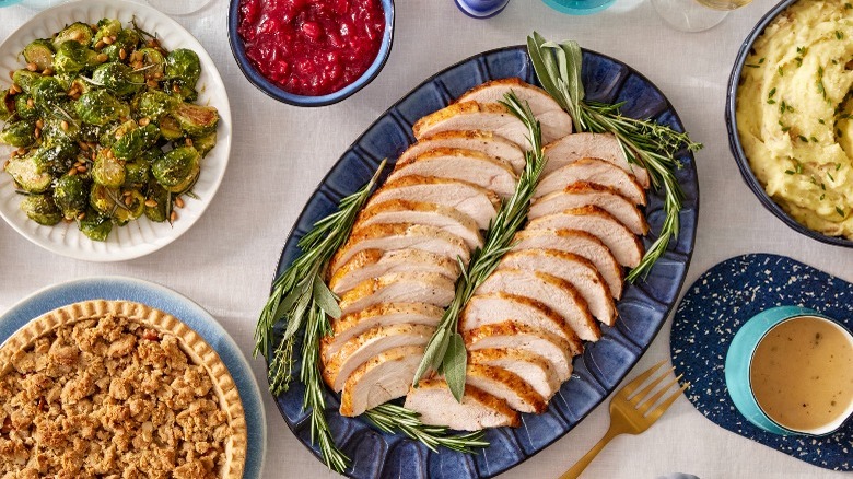 Blue Apron Thanksgiving meal