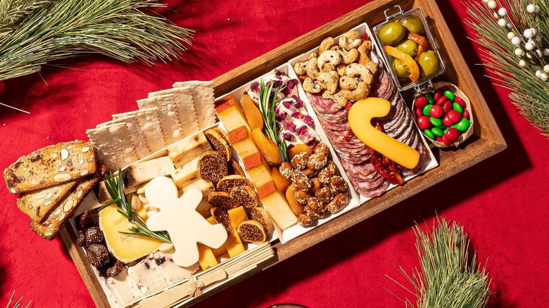 Christmas charcuterie board