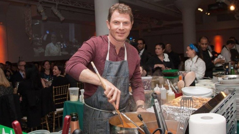 Bobby Flay cooking