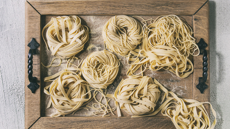 raw fresh pasta