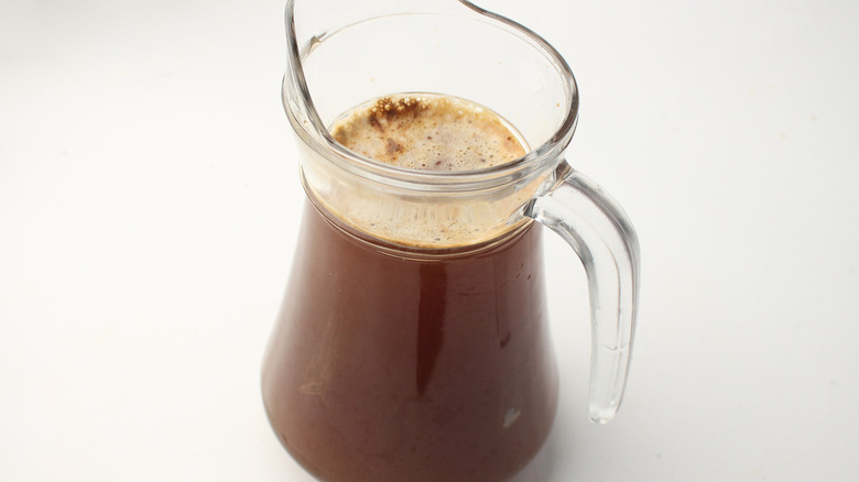 coffee in glass pitcher