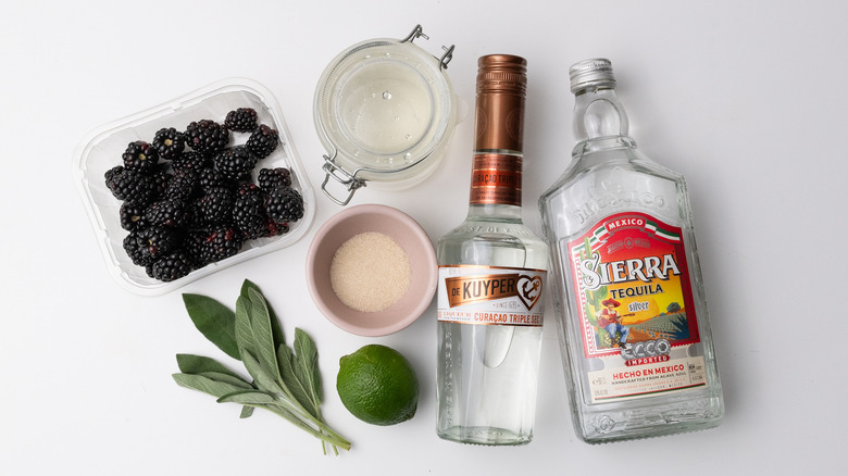 blackberry and sage margarita ingredients 