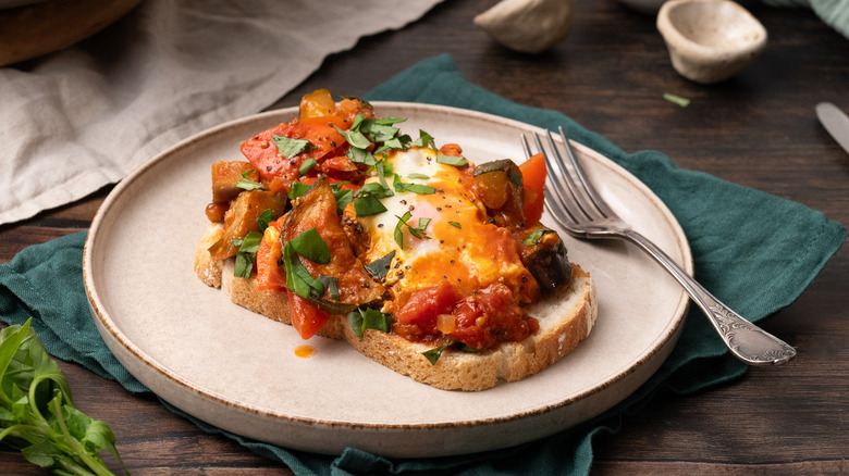 breakfast ratatouille shakshuka recipe