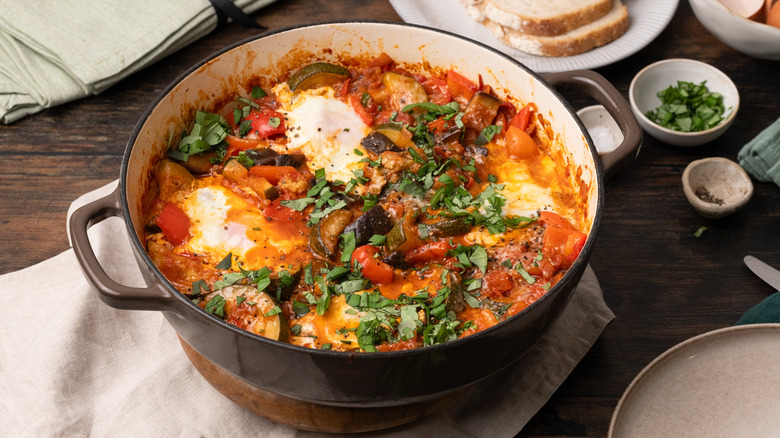 breakfast ratatouille shakshuka recipe